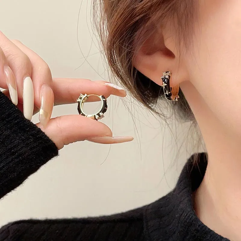 CARAT'S DIARY S925 Silver Stud Earrings Women's-4