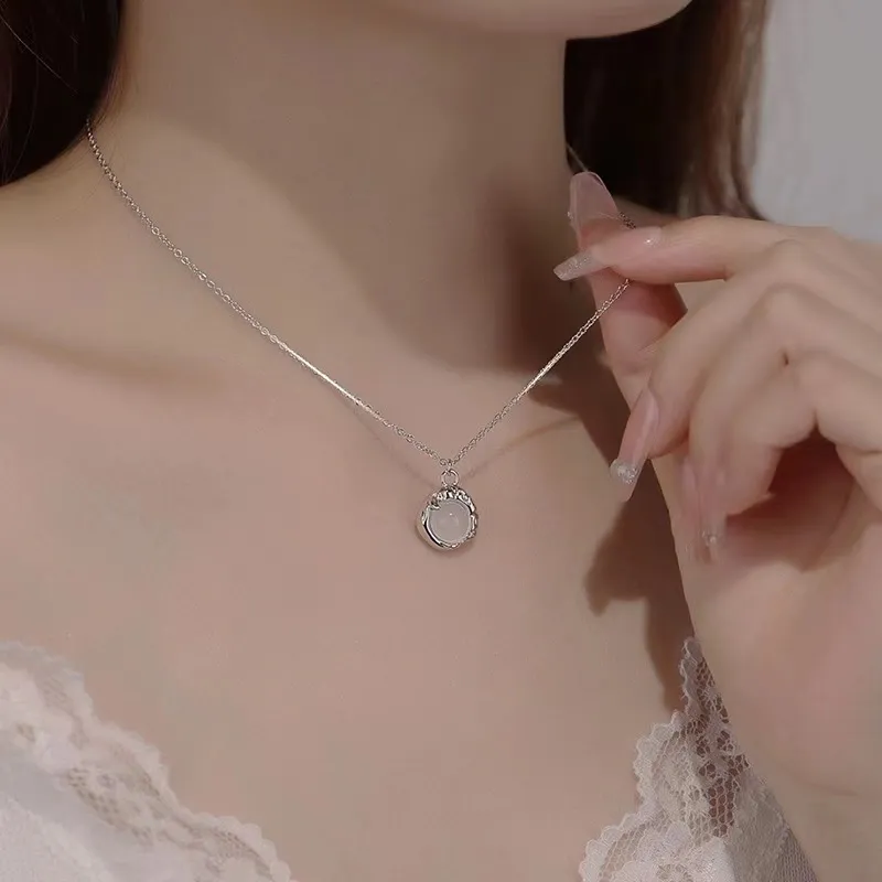 CARAT'S DIARY Colored Glaze Collarbone Chain Necklace Women's-1