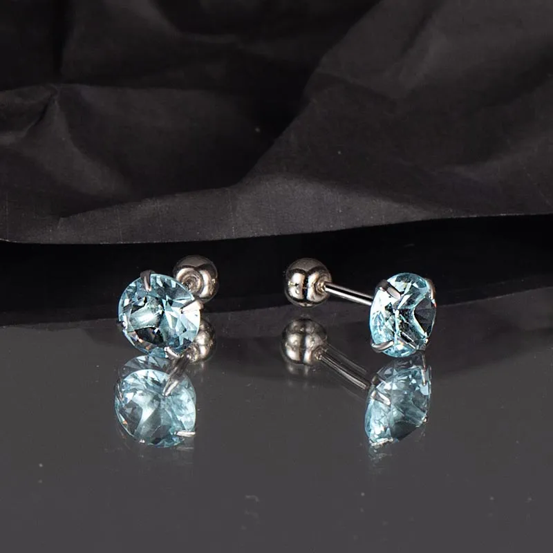 CARAT'S DIARY S925 Silver Stud Earrings Unisex-2