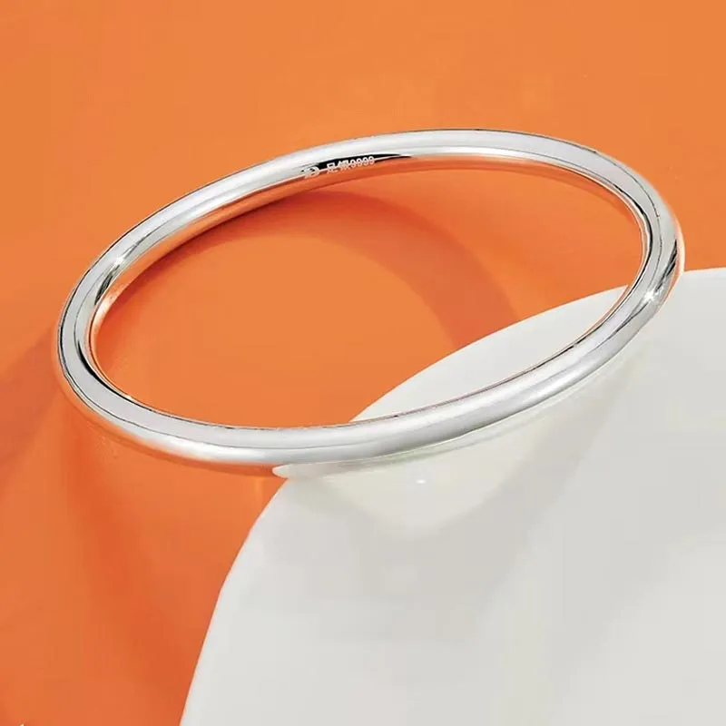 CARAT'S DIARY S999 Fine Silver Bangles Unisex-7