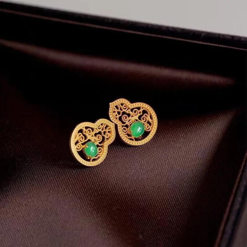 CARAT'S DIARY Colored Glaze Stud Earrings Women's-7