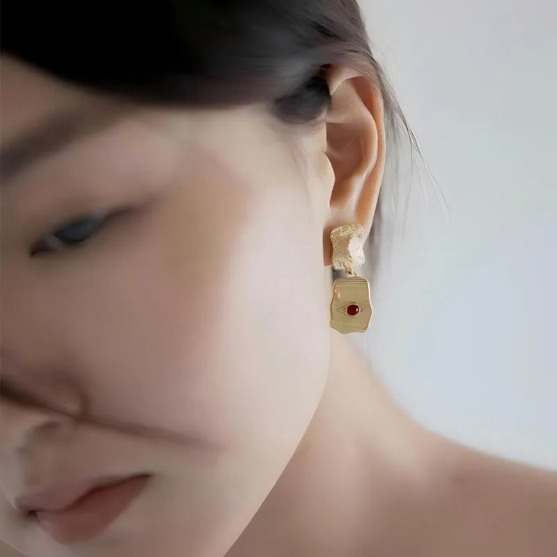 CARAT'S DIARY Colored Glaze Earrings Women's-4