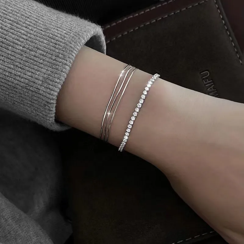 CARAT'S DIARY S925 Silver Bracelets Unisex-1