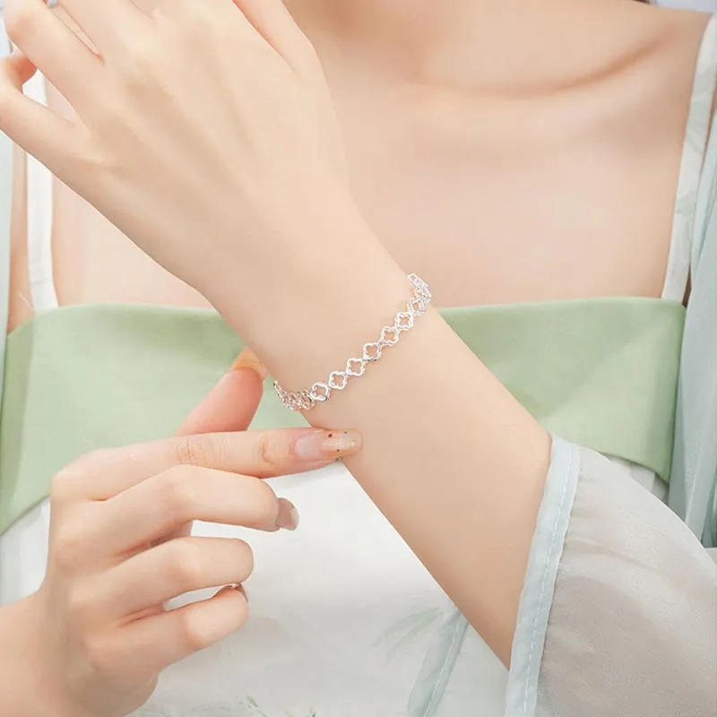 CARAT'S DIARY S999 Fine Silver Bracelets Women's-1