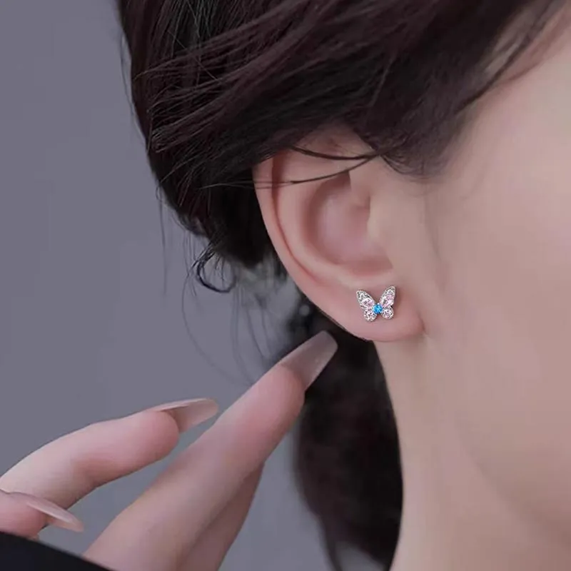 CARAT'S DIARY Alloy Stud Earrings Women's-5