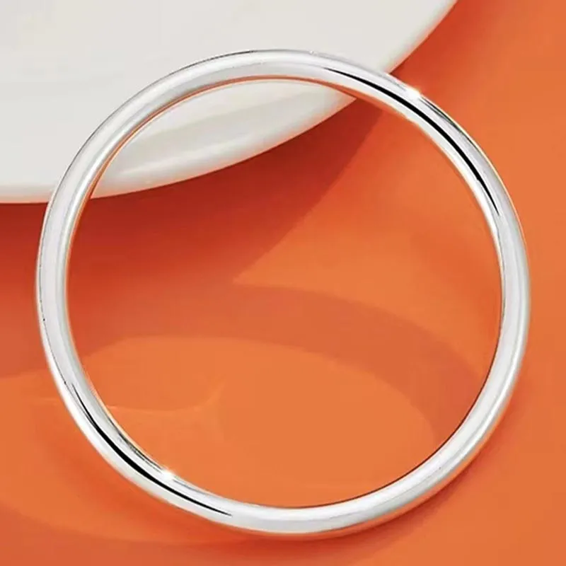 CARAT'S DIARY S999 Fine Silver Bangles Unisex-5
