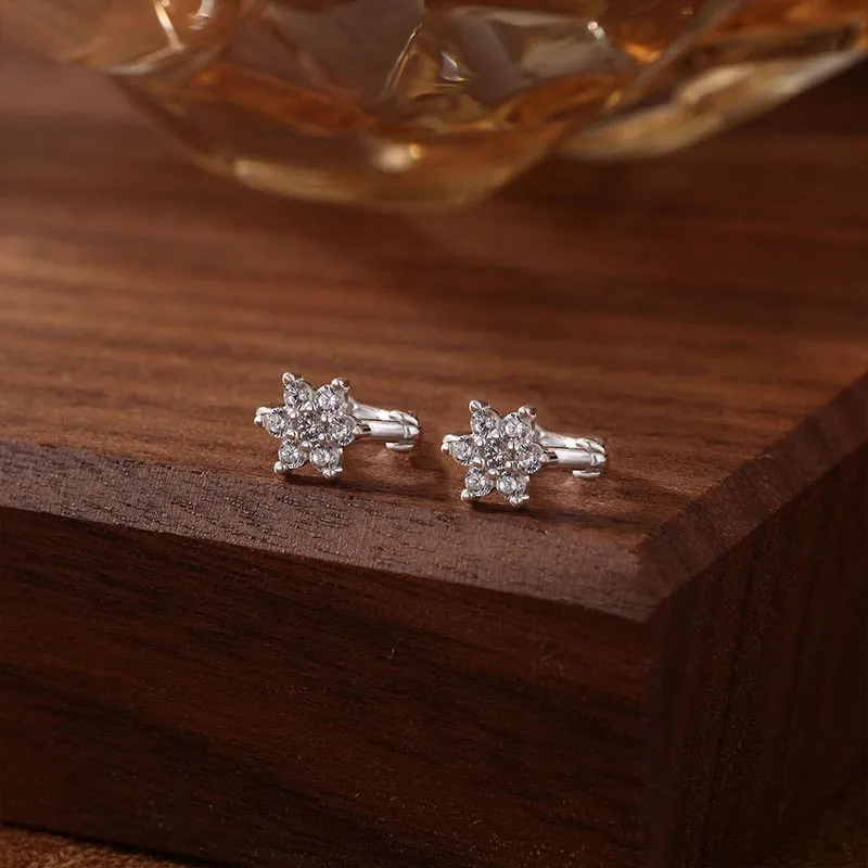 CARAT'S DIARY S999 Fine Silver Earrings Women's-6