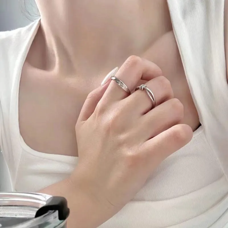 CARAT'S DIARY Alloy Rings Unisex-2