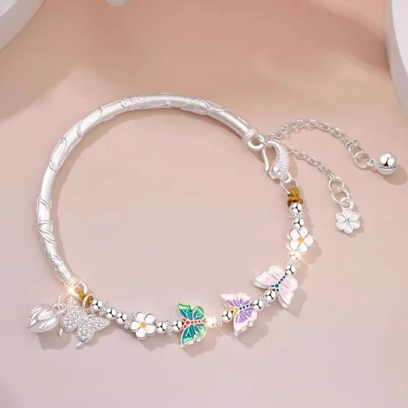 CARAT'S DIARY S999 Fine Silver Bracelets Women's-4