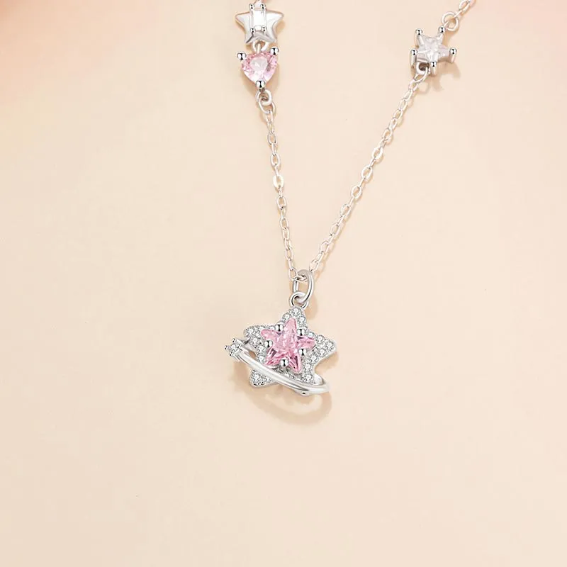 CARAT'S DIARY S925 Silver Necklaces Women's-4