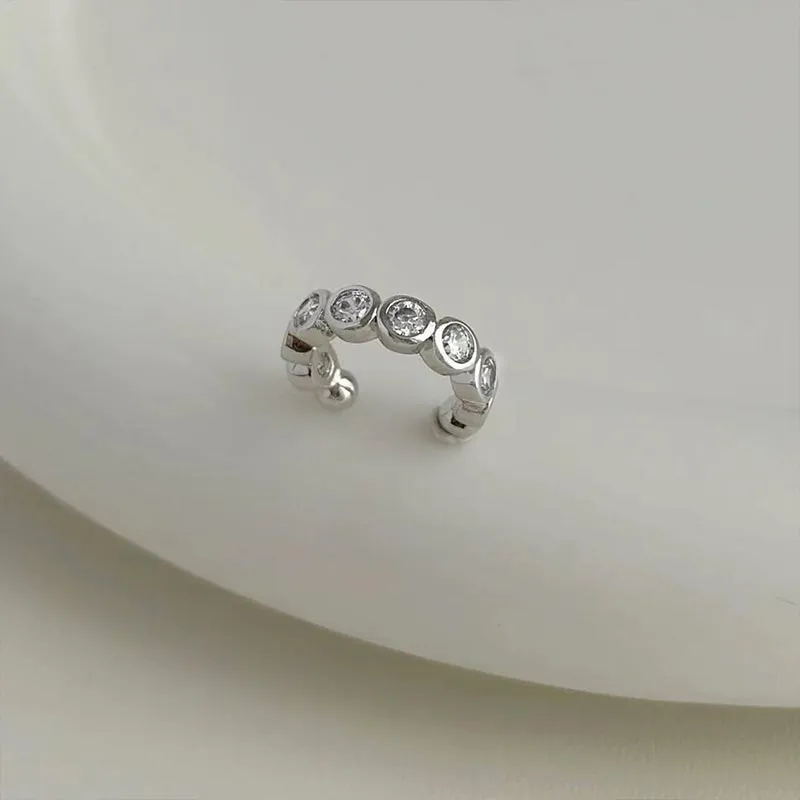 CARAT'S DIARY Alloy Stud Earrings Women's-7