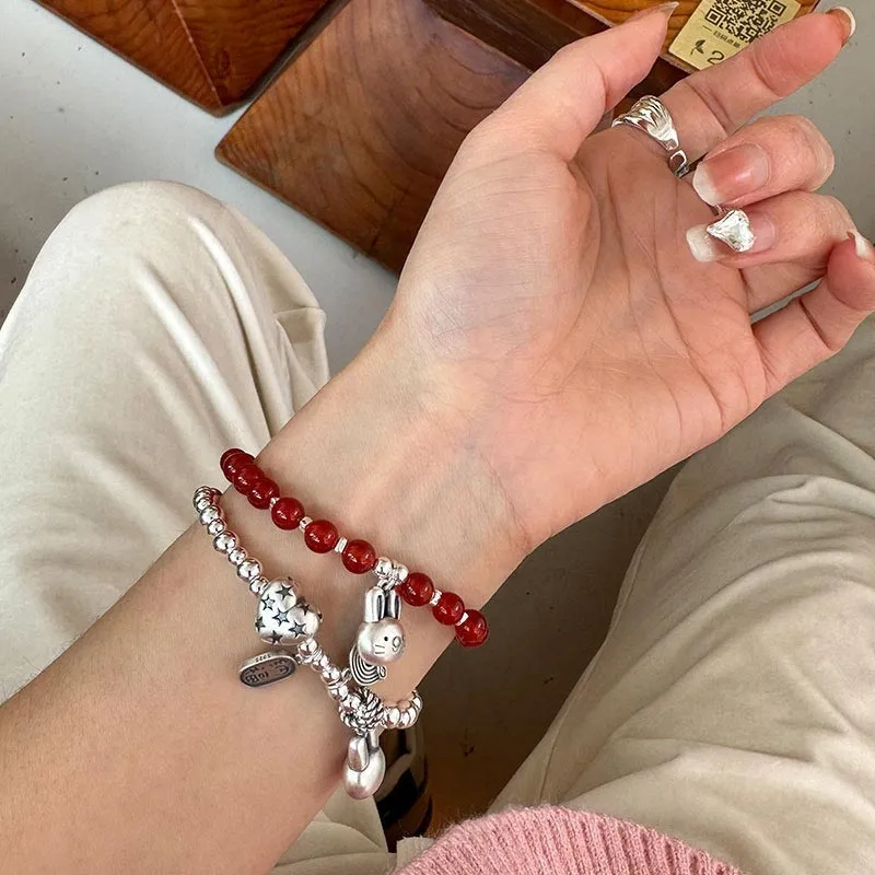 CARAT'S DIARY S999 Fine Silver, S925 Silver Bracelets Women's-1