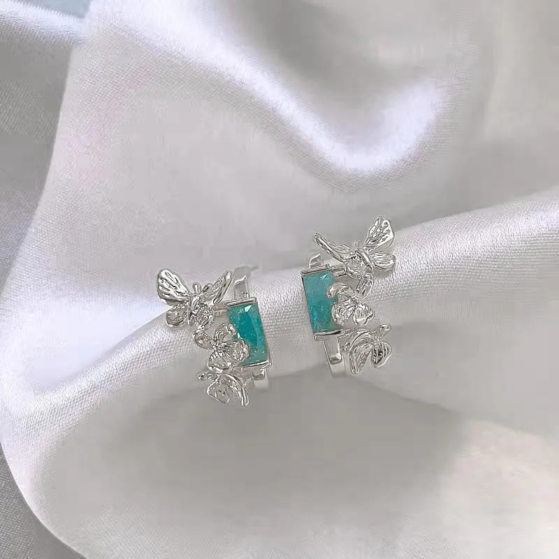 CARAT'S DIARY Colored Glaze Earrings Women's-5