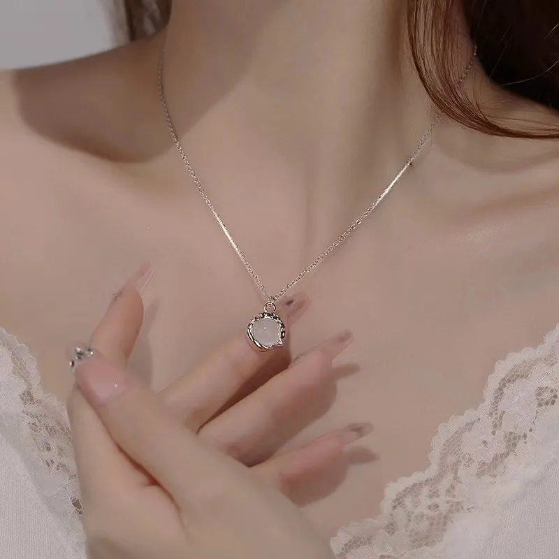 CARAT'S DIARY Colored Glaze Collarbone Chain Necklace Women's-2