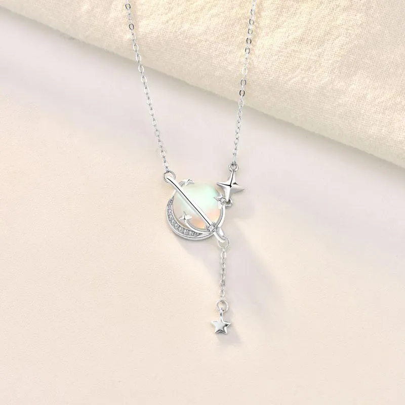 CARAT'S DIARY S925 Silver Necklaces Women's-4