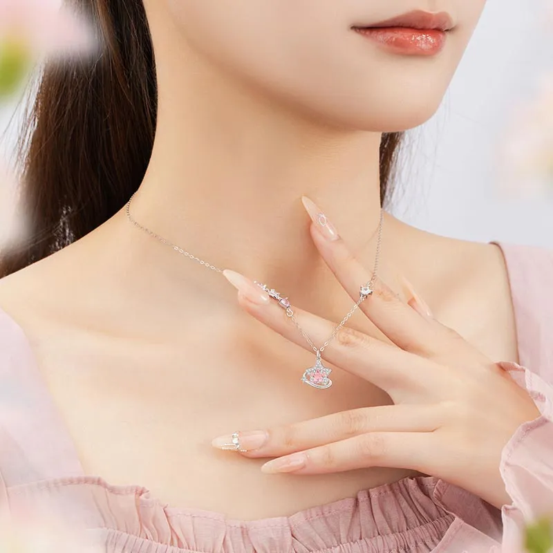 CARAT'S DIARY S925 Silver Necklaces Women's-1