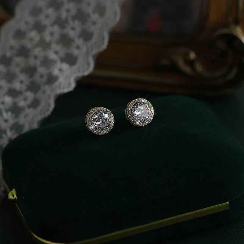 CARAT'S DIARY S925 Silver Stud Earrings Unisex-5