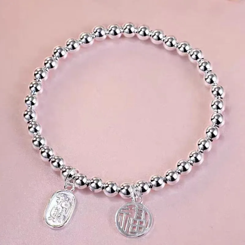 CARAT'S DIARY S999 Fine Silver Bracelets Women's-4
