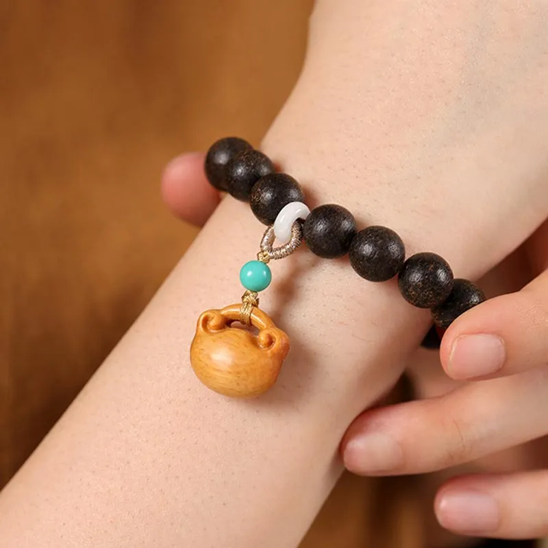 CARAT'S DIARY Sandalwood Wooden Bracelets Women's-1