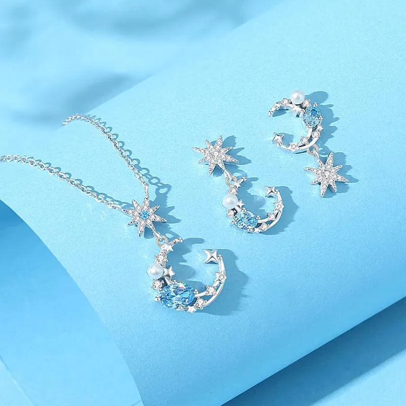 CARAT'S DIARY S925 Silver Collarbone Chain Necklace Women's-5