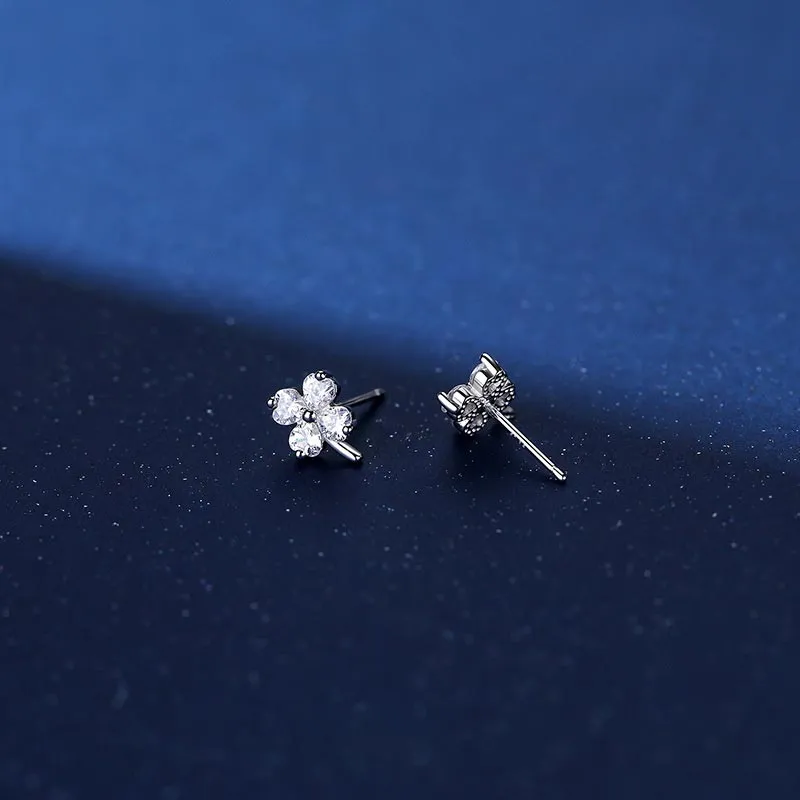 CARAT'S DIARY S925 Silver Stud Earrings Women's-4