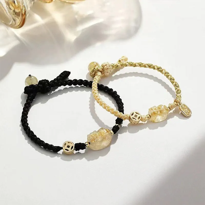 CARAT'S DIARY Colored Glaze Couple's 1 Pair Bracelet Couple Bracelet Unisex-11