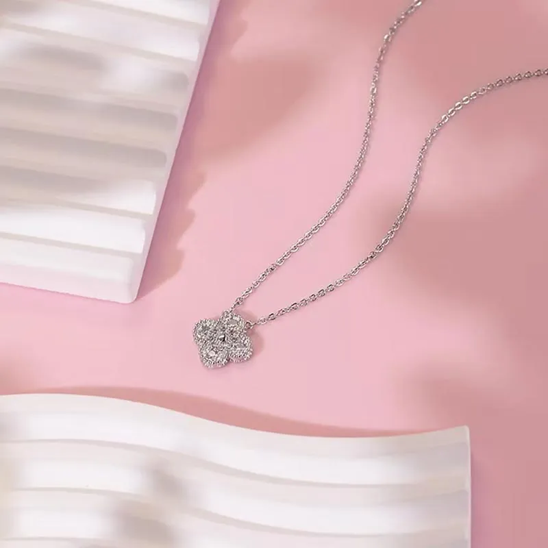 CARAT'S DIARY S999 Fine Silver Necklaces Women's-4