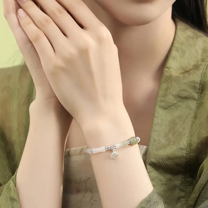 CARAT'S DIARY Tianshan Jade Bracelets Women's-1