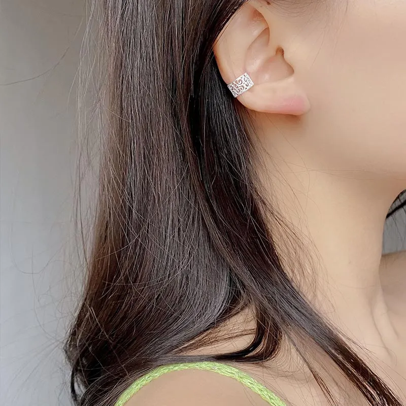 CARAT'S DIARY S925 Silver Clip On Earrings Women's-2