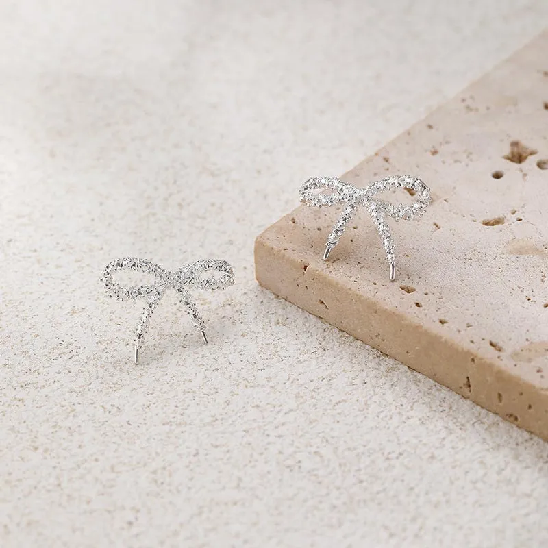 CARAT'S DIARY S925 Silver Stud Earrings Women's Silver-3