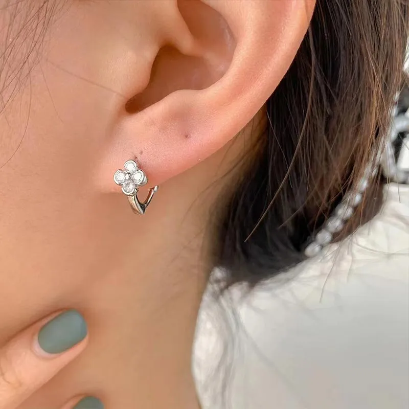 CARAT'S DIARY S999 Fine Silver Earrings Women's-2