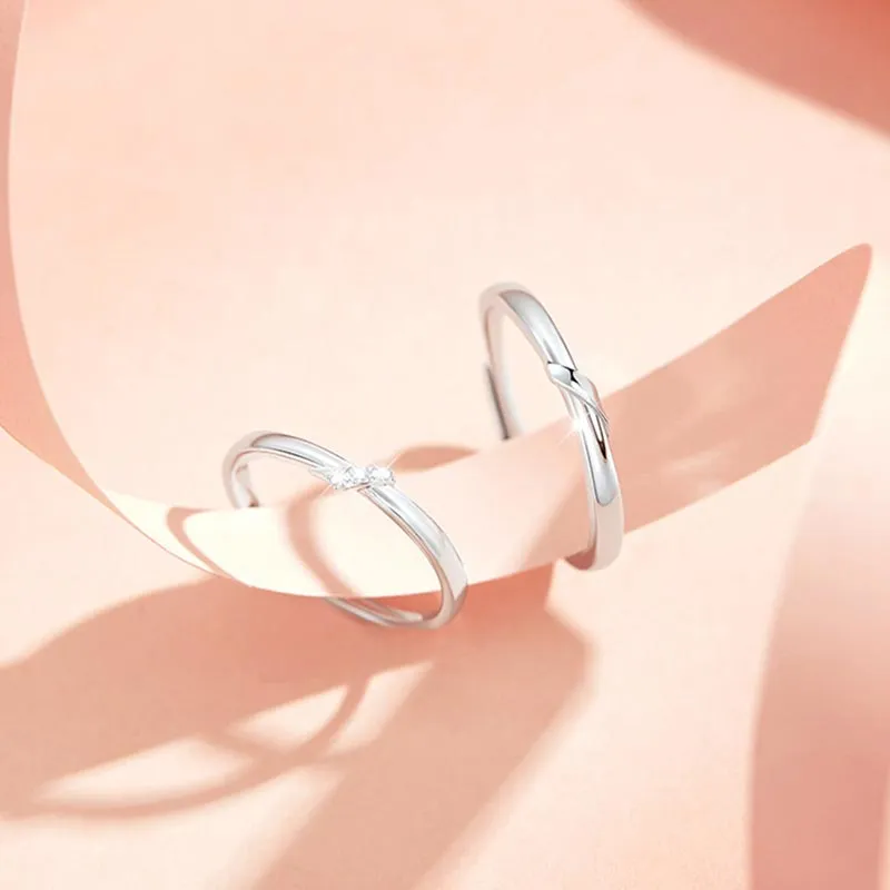 CARAT'S DIARY S999 Fine Silver Rings Unisex-5