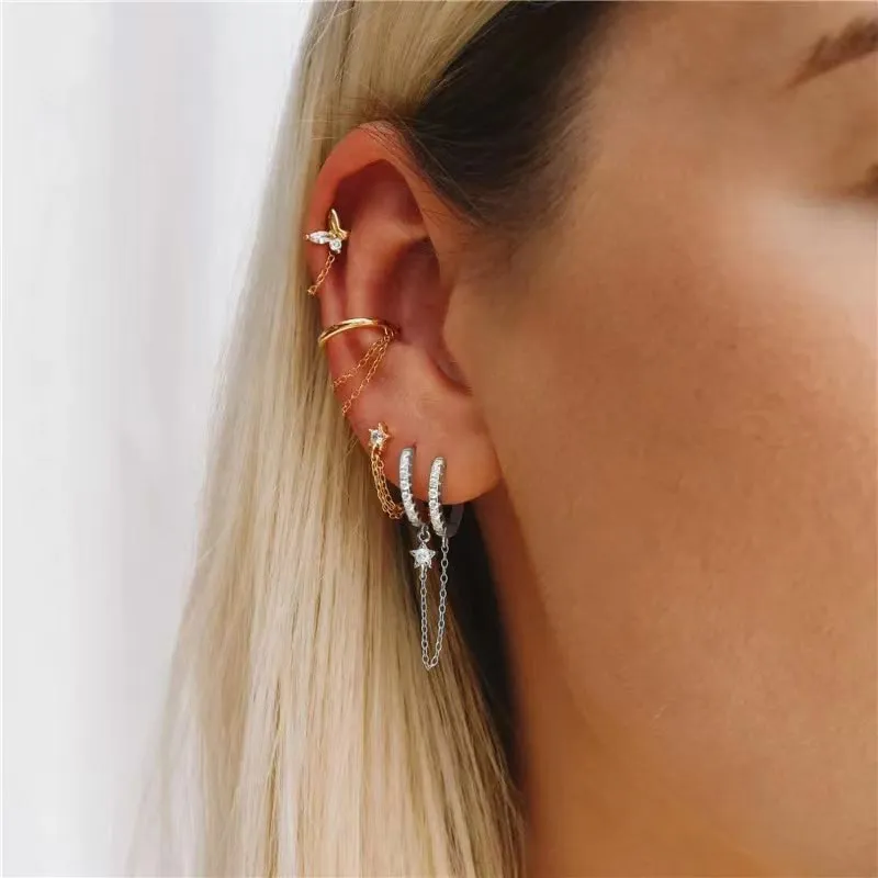 CARAT'S DIARY Alloy Earrings Women's-4