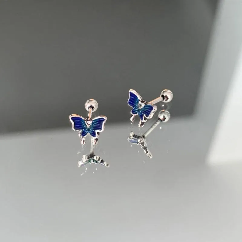 CARAT'S DIARY S925 Silver Stud Earrings Women's-5