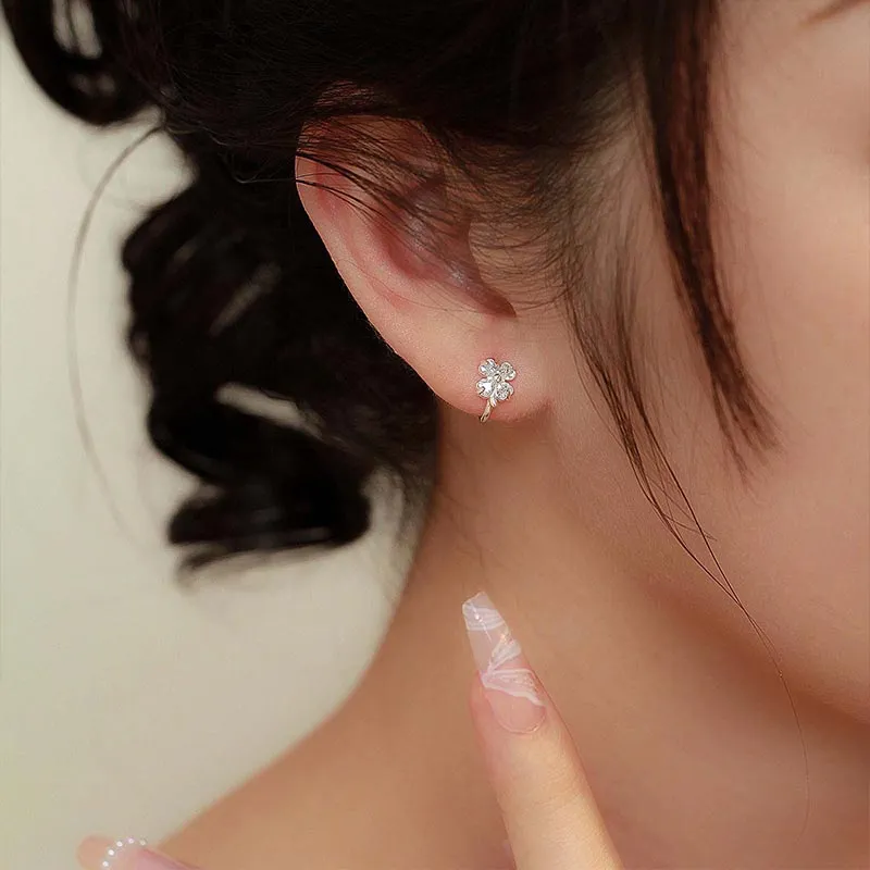 CARAT'S DIARY S999 Fine Silver Earrings Women's-2