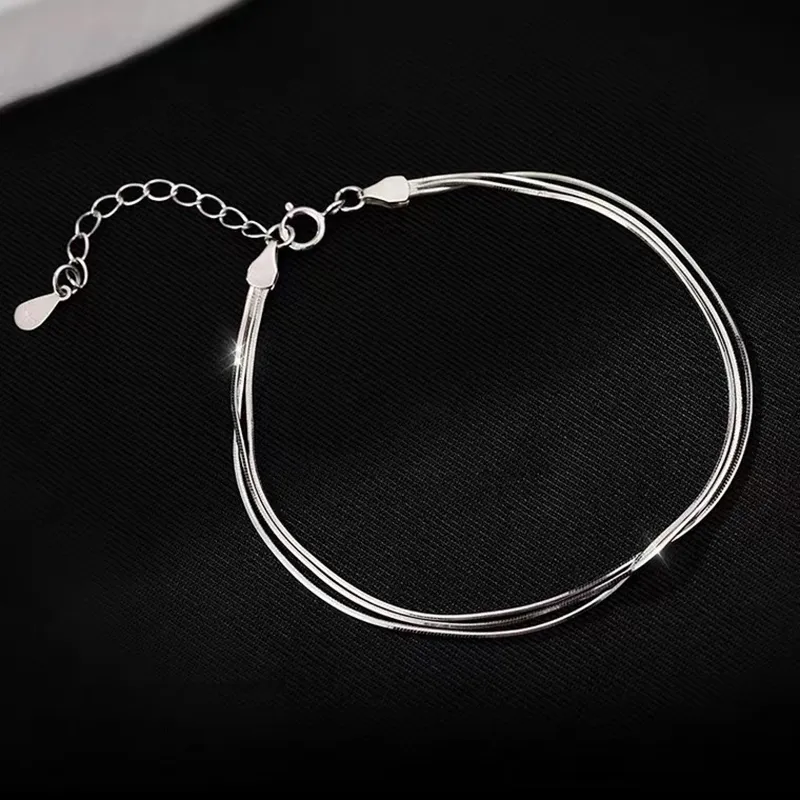 CARAT'S DIARY S925 Silver Bracelets Unisex-7