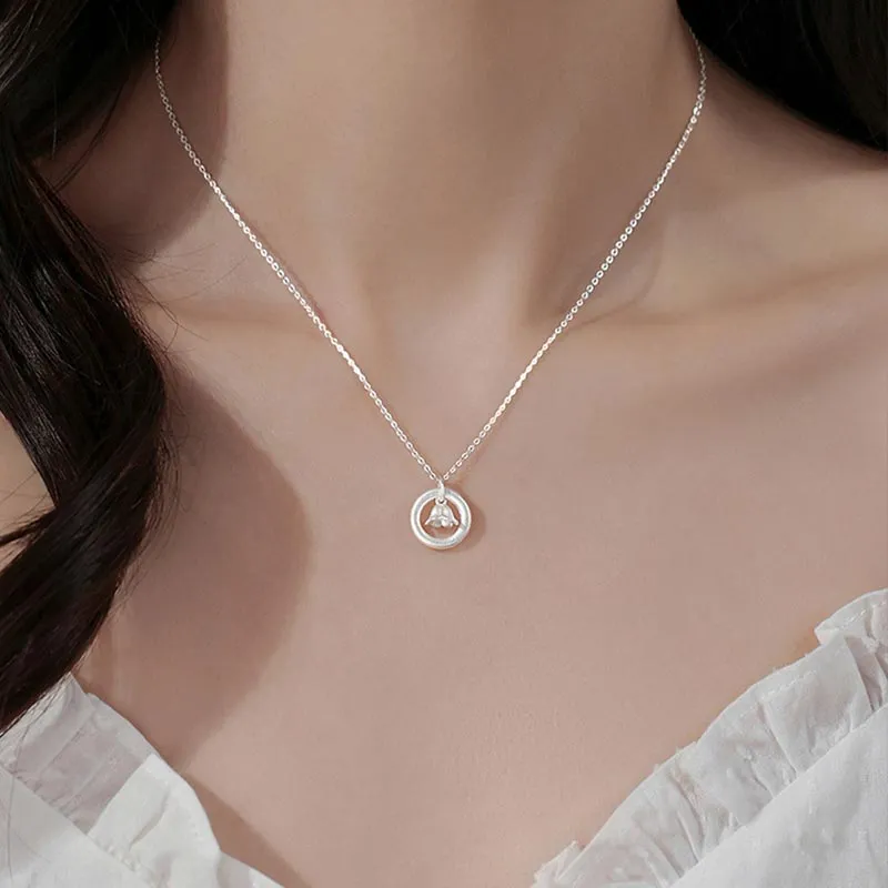 CARAT'S DIARY S999 Fine Silver Necklaces Women's-3
