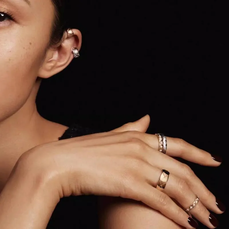 CARAT'S DIARY Alloy Rings Women's-2