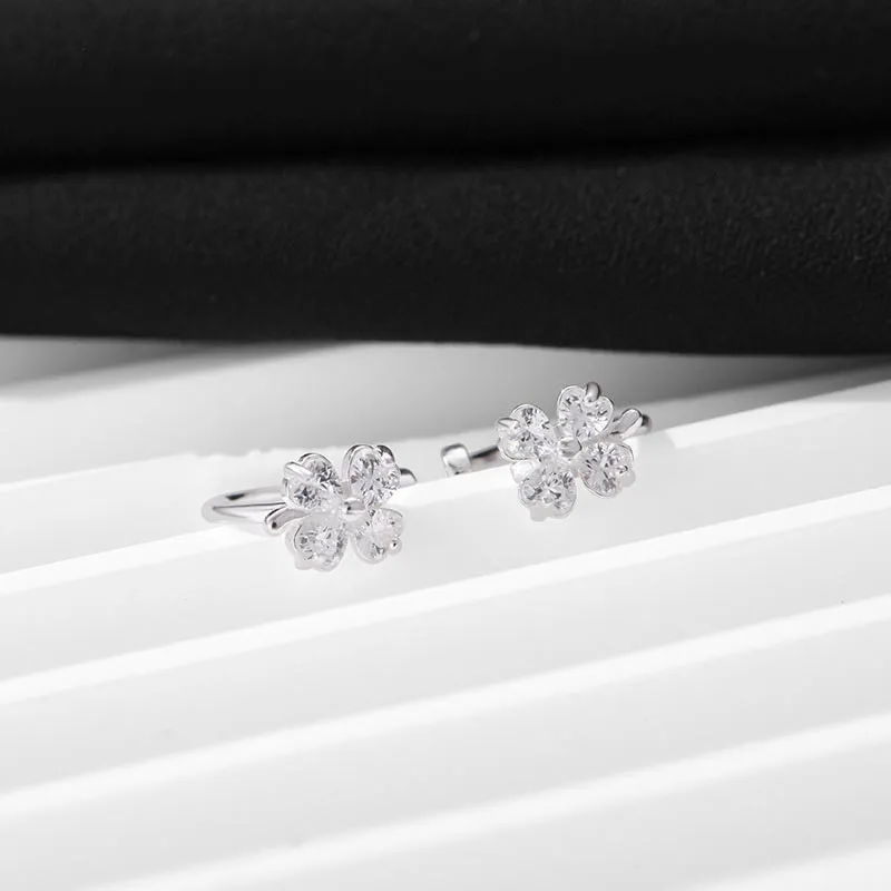 CARAT'S DIARY S999 Fine Silver Earrings Women's-3