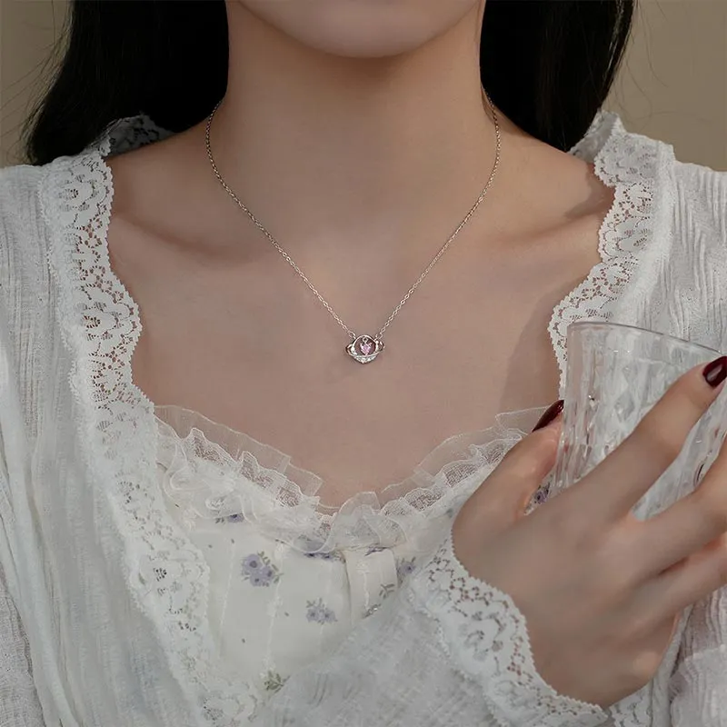 CARAT'S DIARY S925 Silver Necklaces Women's-1