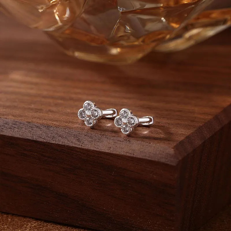 CARAT'S DIARY S999 Fine Silver Earrings Women's-5