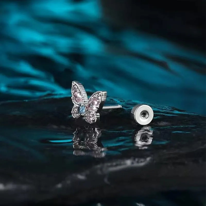 CARAT'S DIARY Alloy Stud Earrings Women's-7