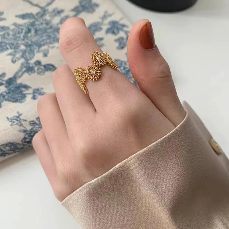 CARAT'S DIARY Alloy Rings Women's-3
