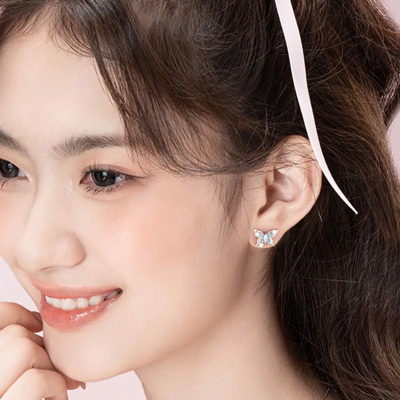 CARAT'S DIARY S925 Silver Stud Earrings Women's-11