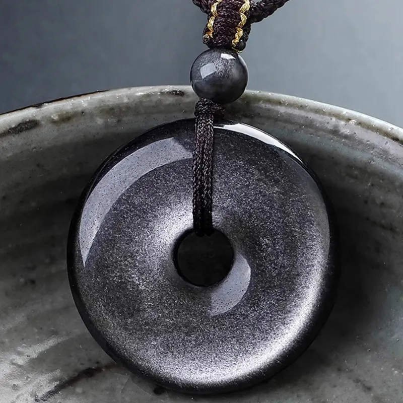 CARAT'S DIARY Obsidian Necklaces Unisex-3