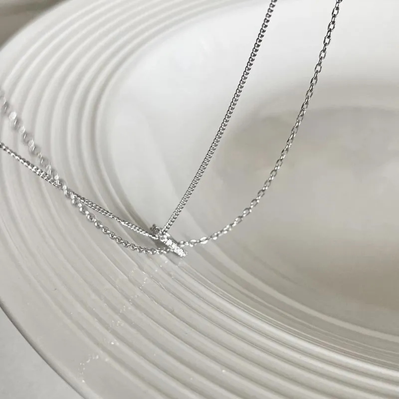 CARAT'S DIARY Alloy Collarbone Chain Necklace Women's-6