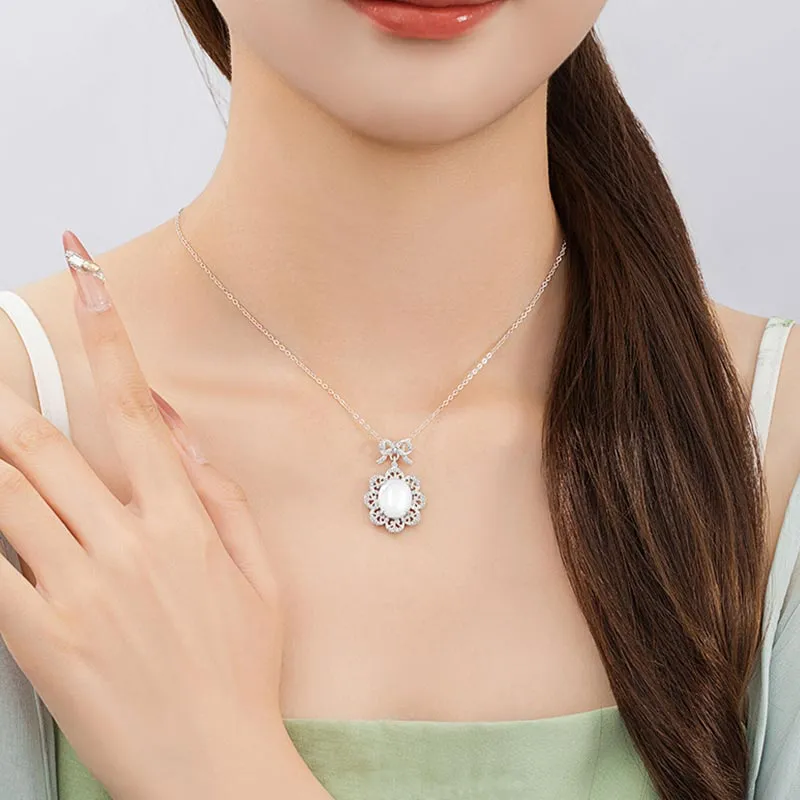 CARAT'S DIARY S925 Silver Necklaces Women's-2