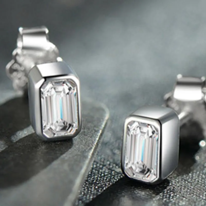 CARAT'S DIARY S925 Silver Stud Earrings Unisex-4