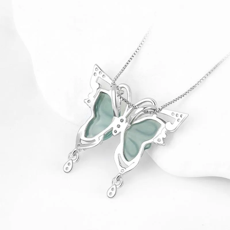 CARAT'S DIARY S925 Silver Collarbone Chain Necklace Women's-6