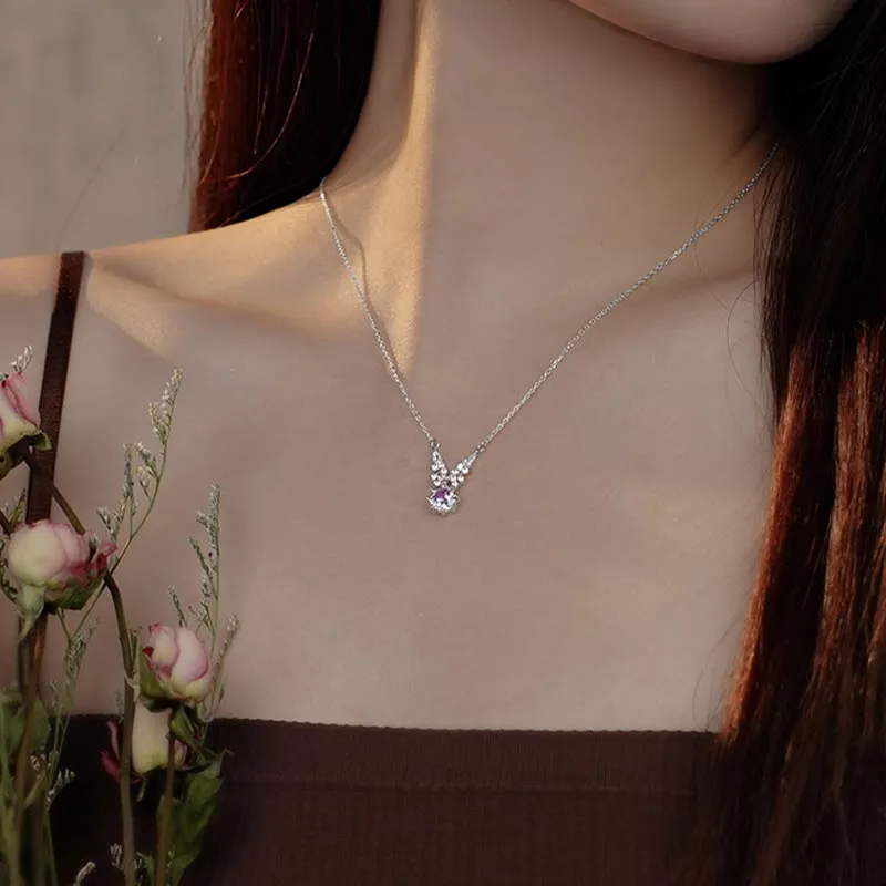 CARAT'S DIARY S925 Silver Necklaces Women's-2